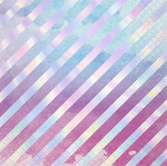 Iridescent Party Beverage Napkin, 16 ct