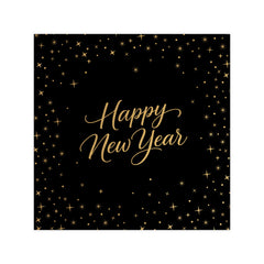 NYE Script  Beverage Napkin, 16 ct