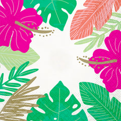 Summer Aloha Beverage Napkin, 16 ct