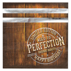 Aged To Perfection Lunch Napkin, 16 ct