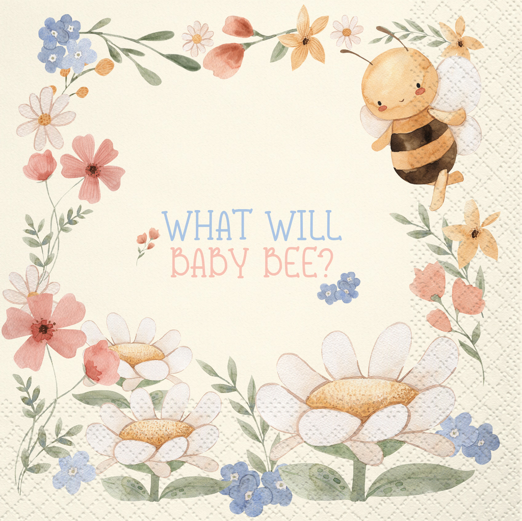 What Will Baby Bee? Lunch Napkin, 16 ct