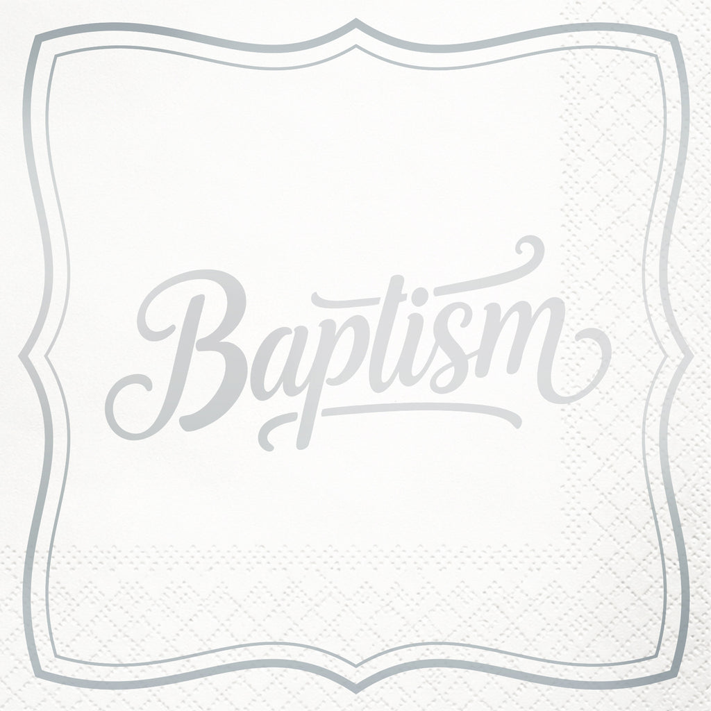 Blessed Day Baptism Lunch Napkin, 16 ct