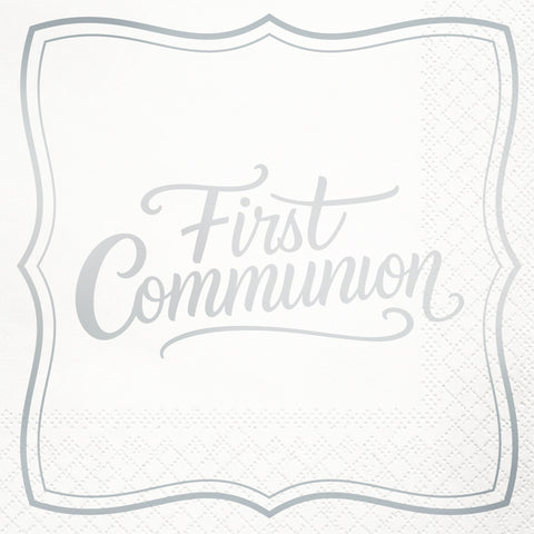 Blessed Day First Communion Lunch Napkin, 16 ct