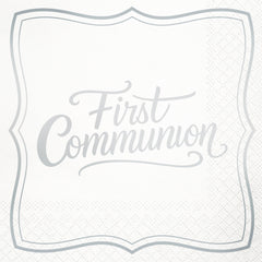 Blessed Day First Communion Lunch Napkin, 16 ct