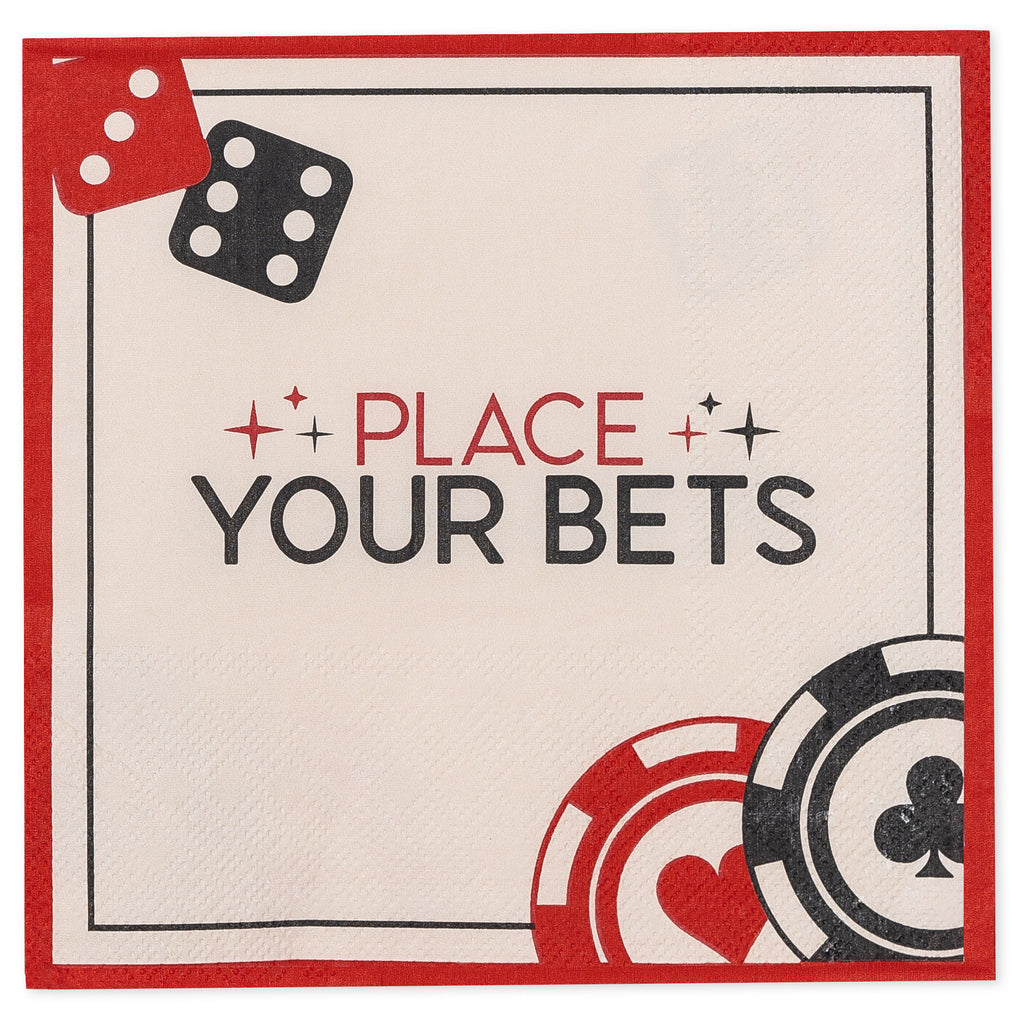 Casino Party Lunch Napkin, 16 ct