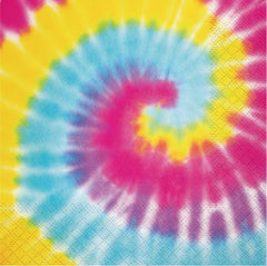 Tie Dye Party Lunch Napkin, 16 ct