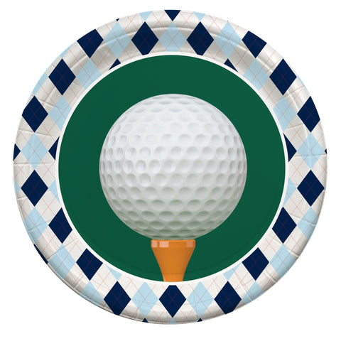Golf Dinner Plates 10