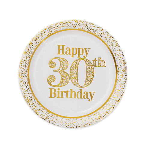 Golden Age 30th Birthday Lunch Plate 7