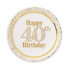 Golden Age 40th Birthday Lunch Plate 7
