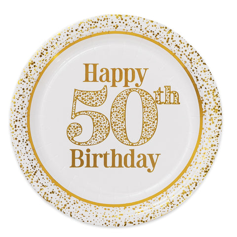 Golden Age 50th Birthday Lunch Plate 7