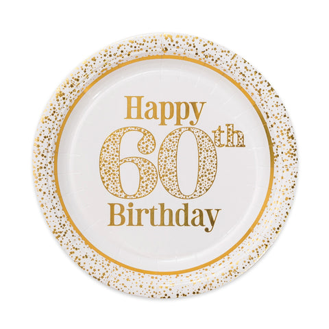 Golden Age 60th Birthday Lunch Plate 7