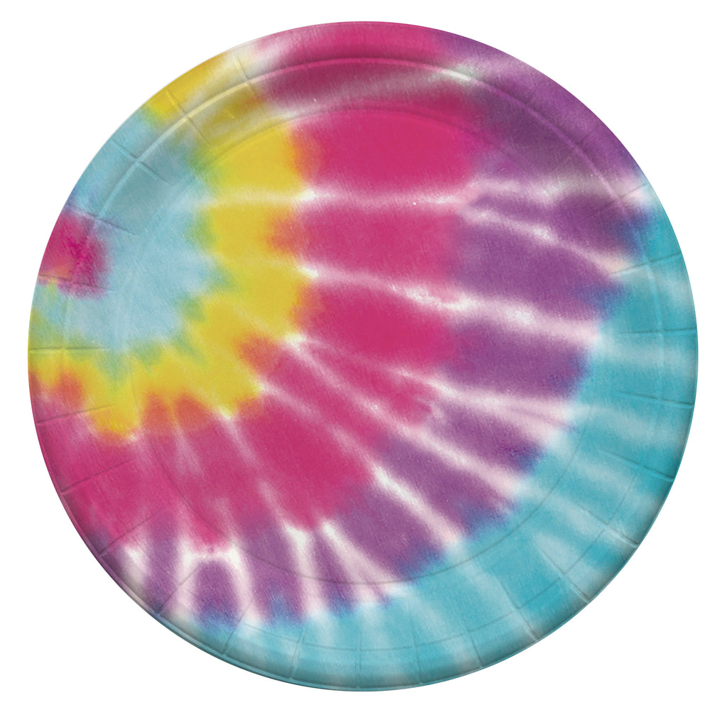 Tie Dye Party Lunch Plate 7