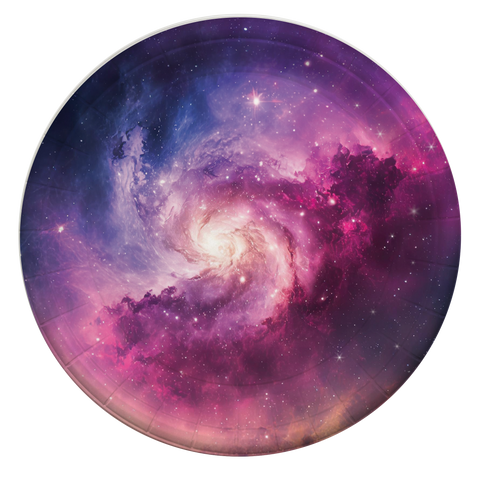 Disco Galaxy Dinner Plate 9