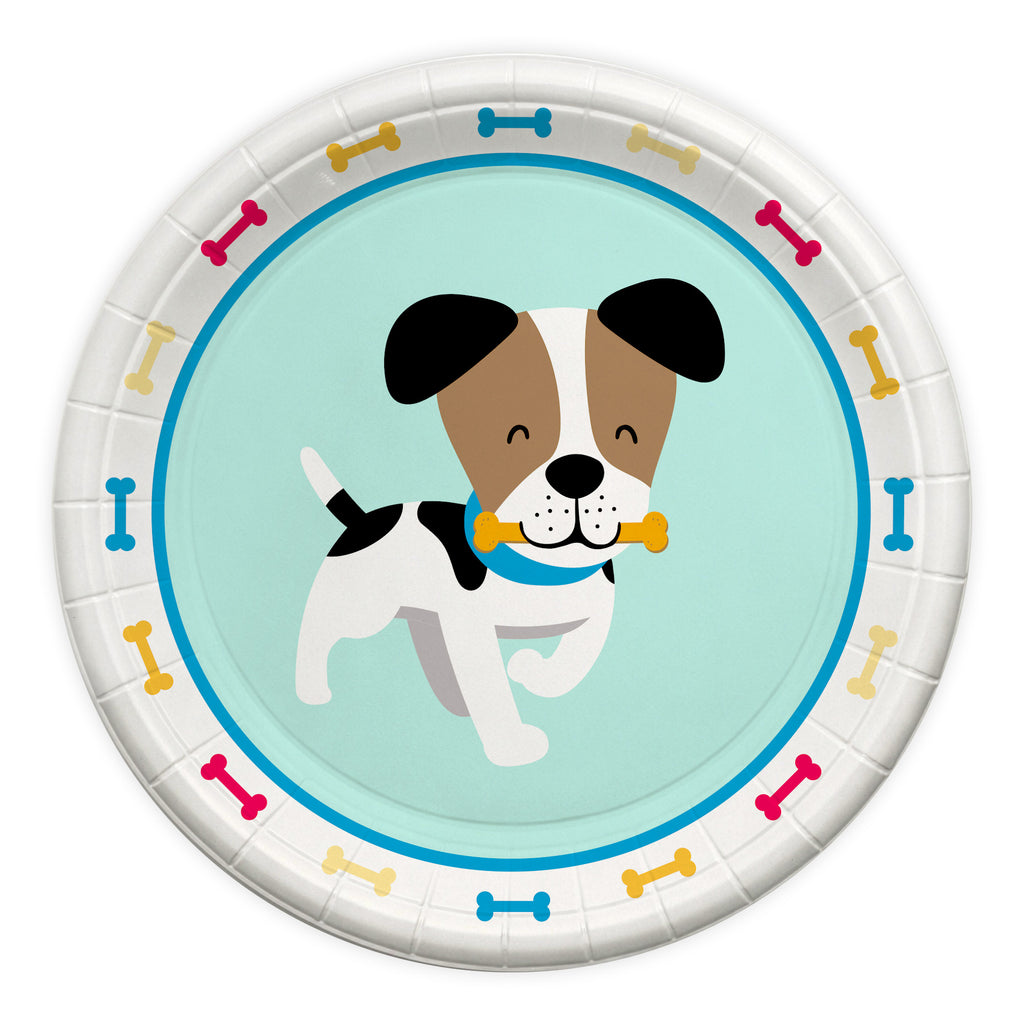 Dog Party Dinner Plate 9