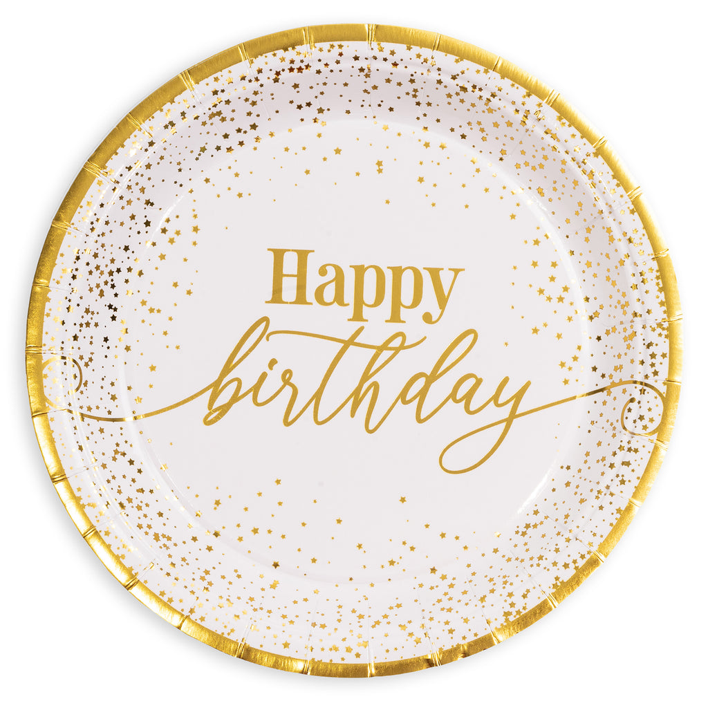 Golden Age Happy Birthday Dinner Plate 9