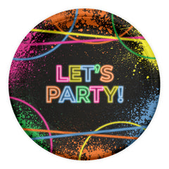 Glow Party Dinner Plate 9