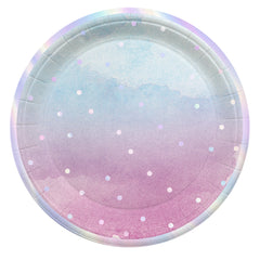 Iridescent Party Dinner Plate 9