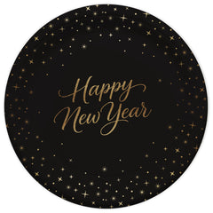 NYE Script Dinner Plate 9