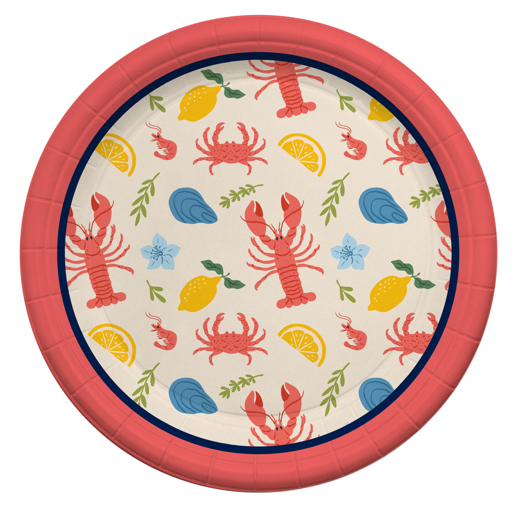 Summer Let's Get Crackin' Dinner Plate 9