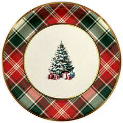 Christmas Plaid Dinner Plate 9