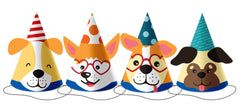 Dog Party Paper Hats, 8pk