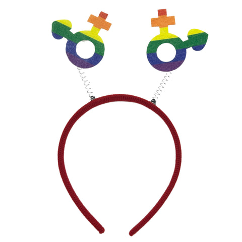 Pride Symbols plastic & Felt Headband
