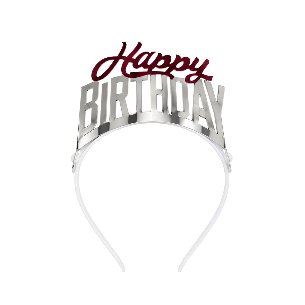 Vintage Happy Birthday Headband