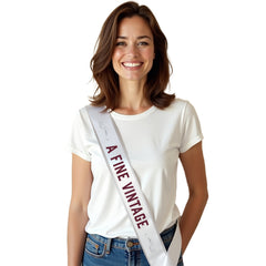 Vintage Birthday Sash