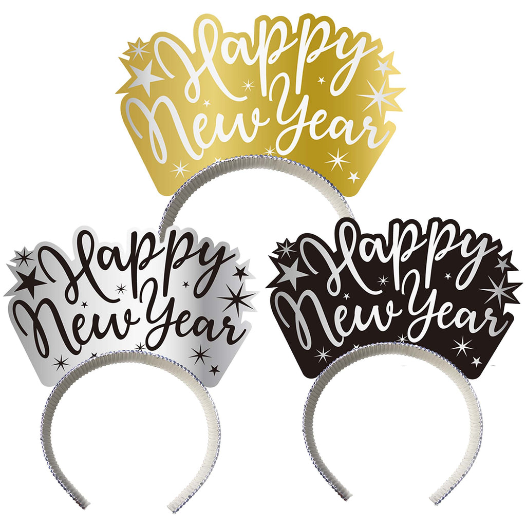 NYE Paper Tiaras, 3pk