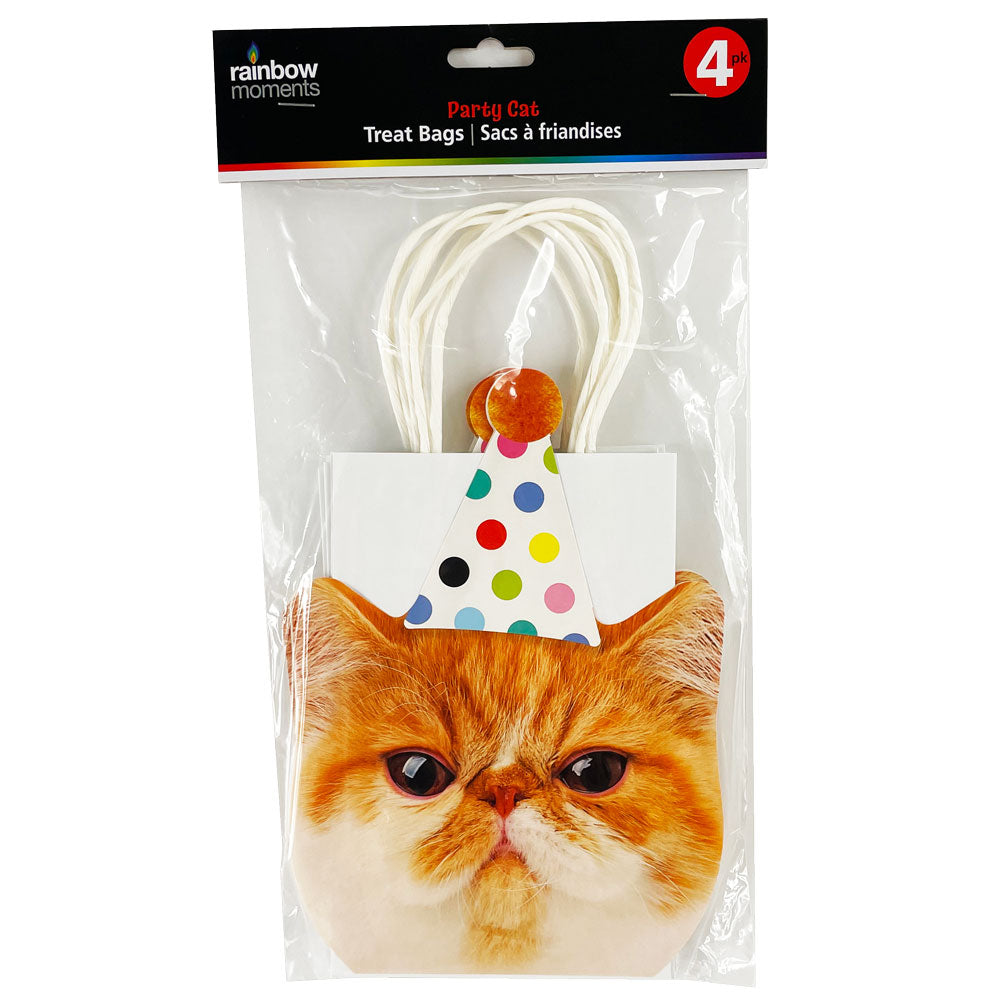 Party Cats Treat Bags (4pk)