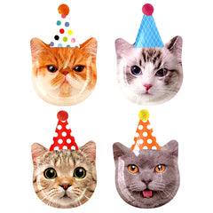 Party Cats Shaped Paper Plates (8-pack)
