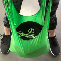 EcoGo Reusable bags are made of woven high density polyester cloth, each bag will hold up to 50lbs, yet stuffs away easily into small pouch for storage